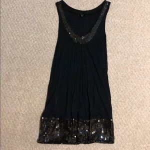 Black sequin dress